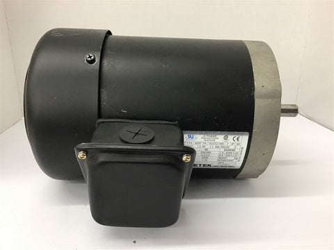 Ametek 510317 1.5 Hp AC Motor 230/460 volts 3600 Rpm 4P 143/5TCZ Frame