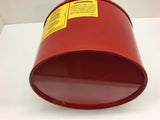 Justrite Plunger Can 2 QT Cap