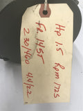 Toshiba BY154FLF2UYW 1 1/2 HP AC Motor 230/460 Volts 1800 Rpm 4P 145T Frame