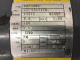 Baldor CDP3585 2 HP DC Motor 180 volts 145TC Frame 1750 RPM PM Motor