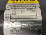 Baldor CDP3585 2 HP DC Motor 180 volts 145TC Frame 1750 RPM PM Motor