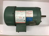 Leland Faraday M-678E 1 HP AC Motor 208-230/460 Volts 1800 Rpm 56H Frame