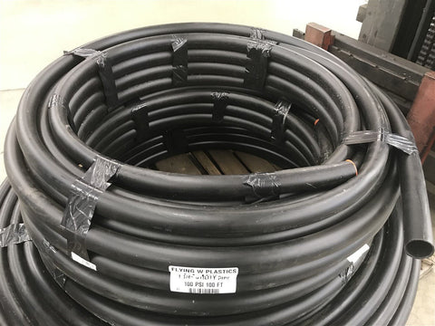Flying W Plastics UP1041 1 1/4" Utility Pipe 100 PSI 100 FT