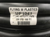 Flying W Plastics UP1041 1 1/4" Utility Pipe 100 PSI 100 FT