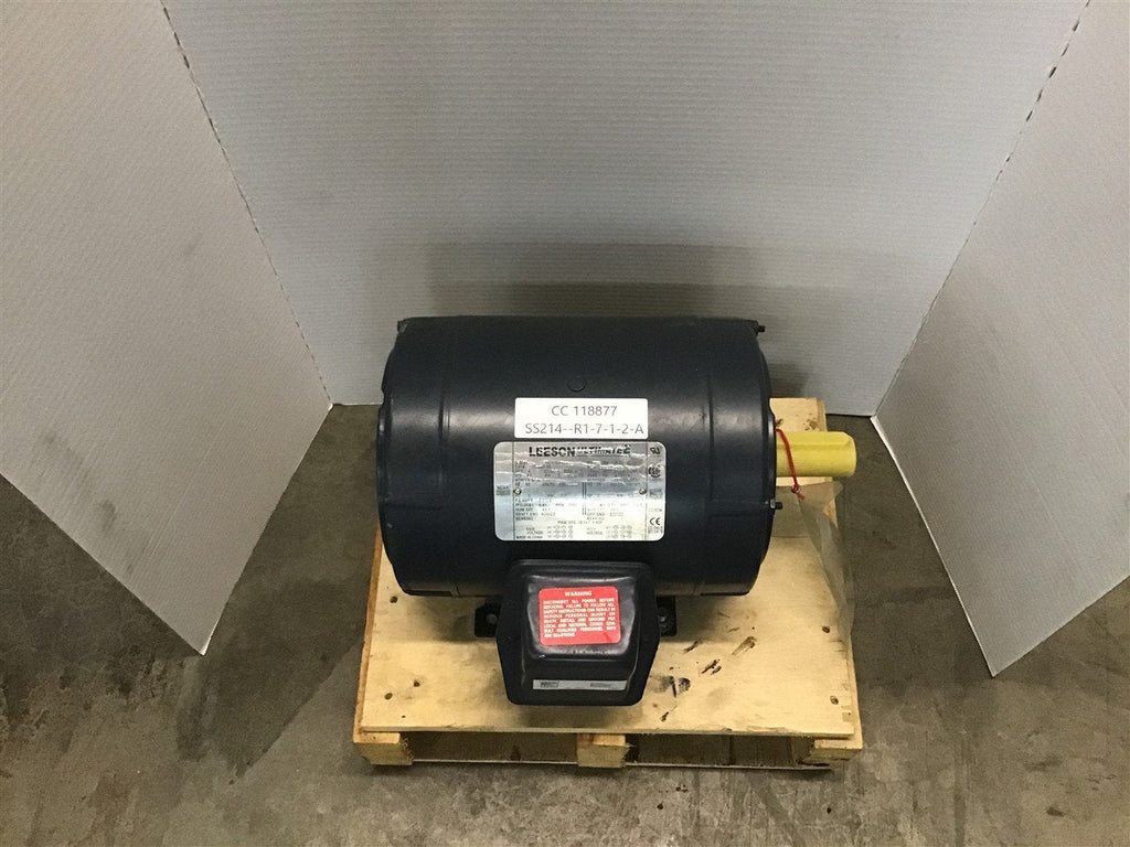 Leeson 199687.00 3 HP AC Motor 230/460 Volts 1800 Rpm 4P 182T Frame