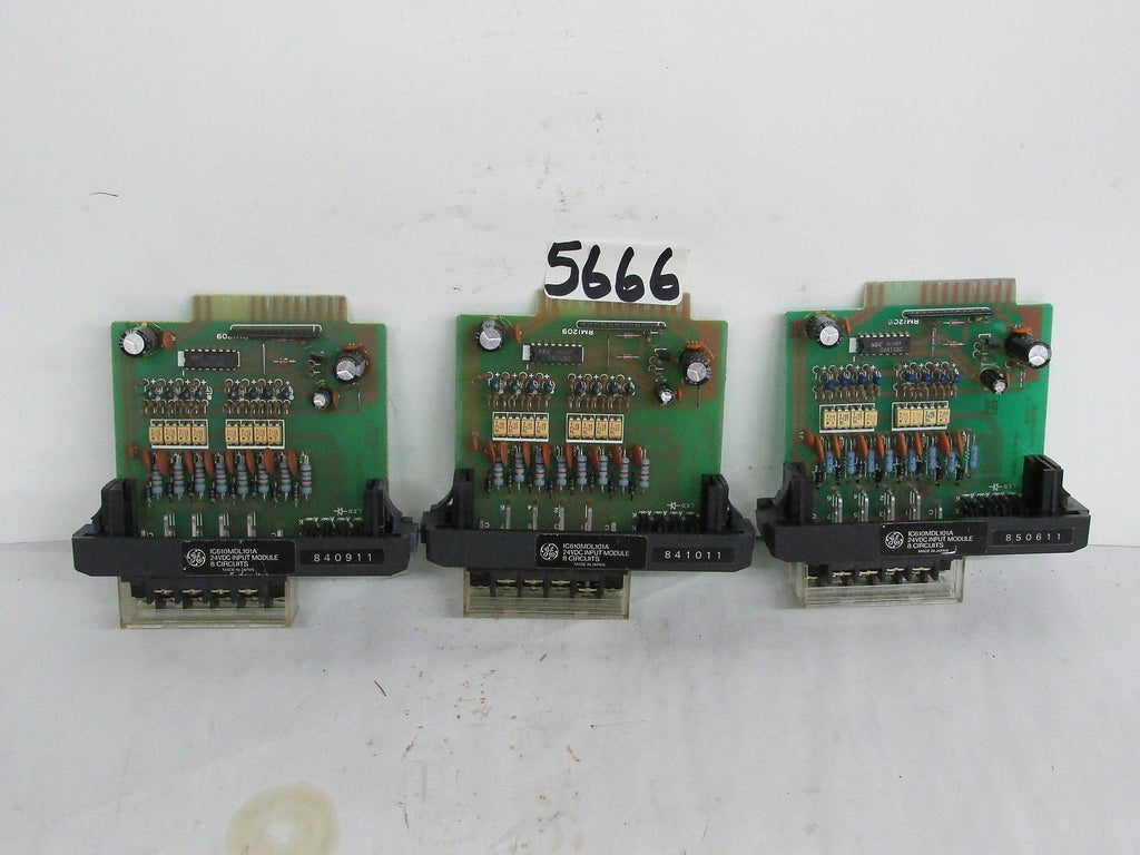 3 Ge Input Modules Ic610Mdl101A 24 Vdc 8 Circuits