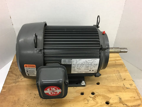 US Motors UJ5E1DM CK95 5 Hp AC Motor 208-230/460 Volts 184JM Frame 3600 Rpm 2P