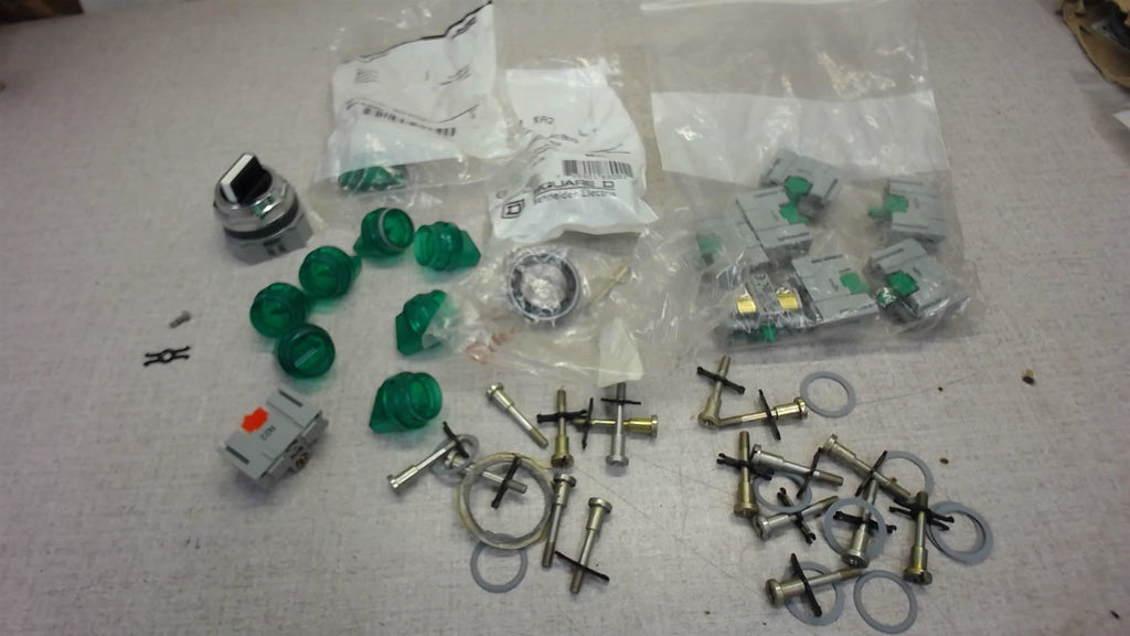 Lot Of 20+Pcs Assorted  Contact Blocks, Caps, And Accessories