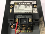 Square D Nema Size 8502 SCG1 Enclosed Starter 230 Volts @ 3 HP 24 V Coil