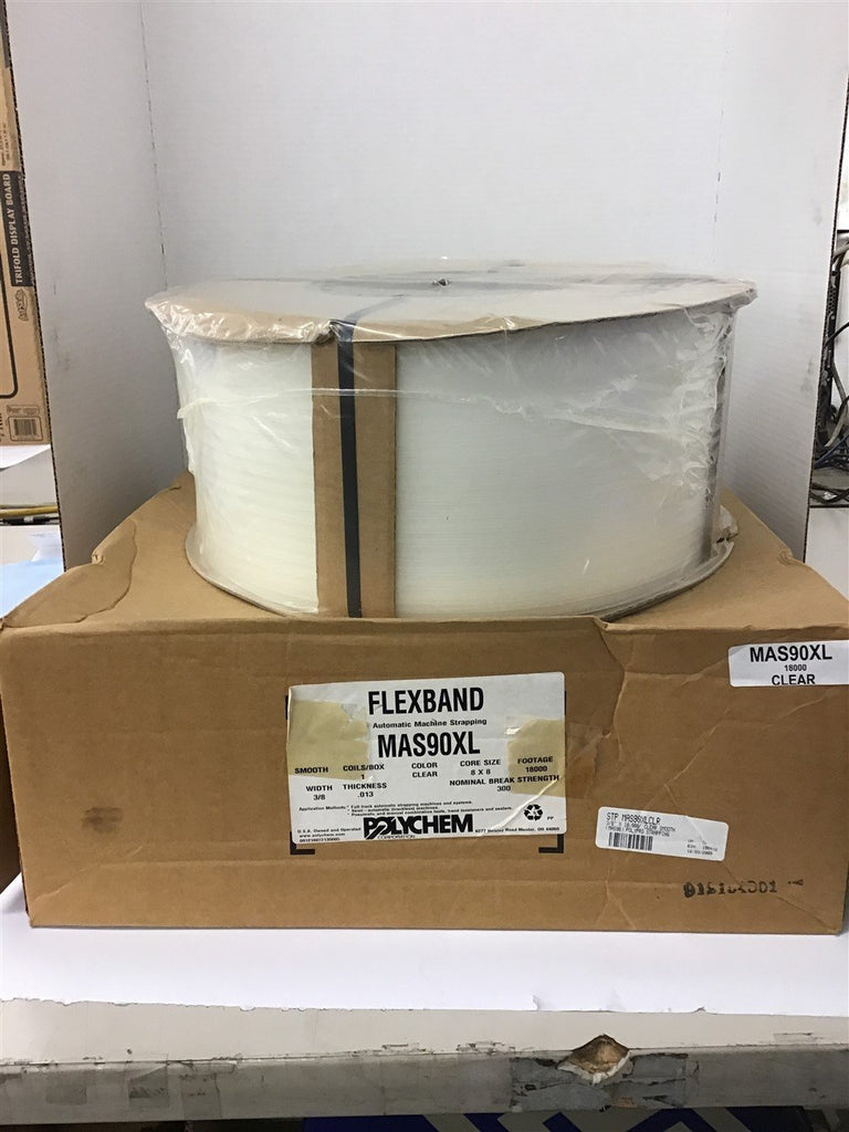 Polychem MAS90XL Flex Band Automatic Machine Strapping 3/8" Width .013 Thick
