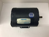 Leeson 110032.00 1/2 HP AC Motor 208-230/460 Volts 1725 Rpm 4P 56 Frame