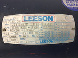 Leeson 110032.00 1/2 HP AC Motor 208-230/460 Volts 1725 Rpm 4P 56 Frame