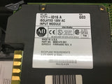 Allen Bradley 1771ID16GM isolated 120 Vac Input Module