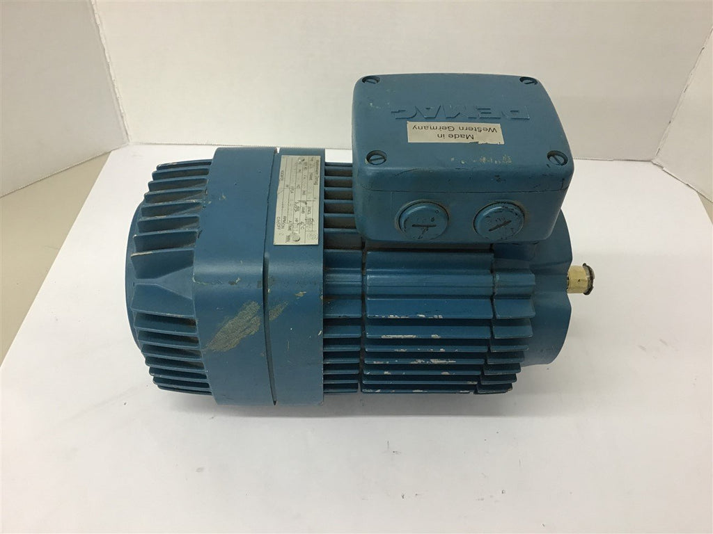 Mannesmann Demag KBA 80 A Frame 1.35 HP AC Motor 230/460 Volts 1660 Rpm 3 Phase