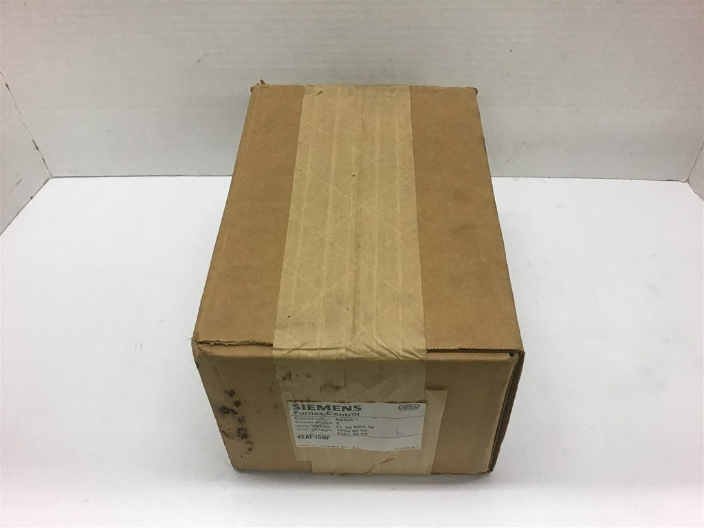 Siemens 42AF15BF Nema 1 2 Pole 25 Amp 120 Volt Coil Contactor