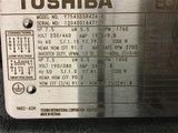 Toshiba Y754SDSR42A-P 7 1/2 HP AC Motor 230/460 Volts 1800 Rpm 213TC Frame
