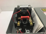 Square D 8536SAG11V02 AC Magnetic Nema Size 00 Starter 120 V Coil 230 V @ 1 HP
