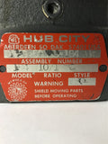 Hub City 0220-60353-184 Right angle Gear Reducer 10:1 Ratio Model 184