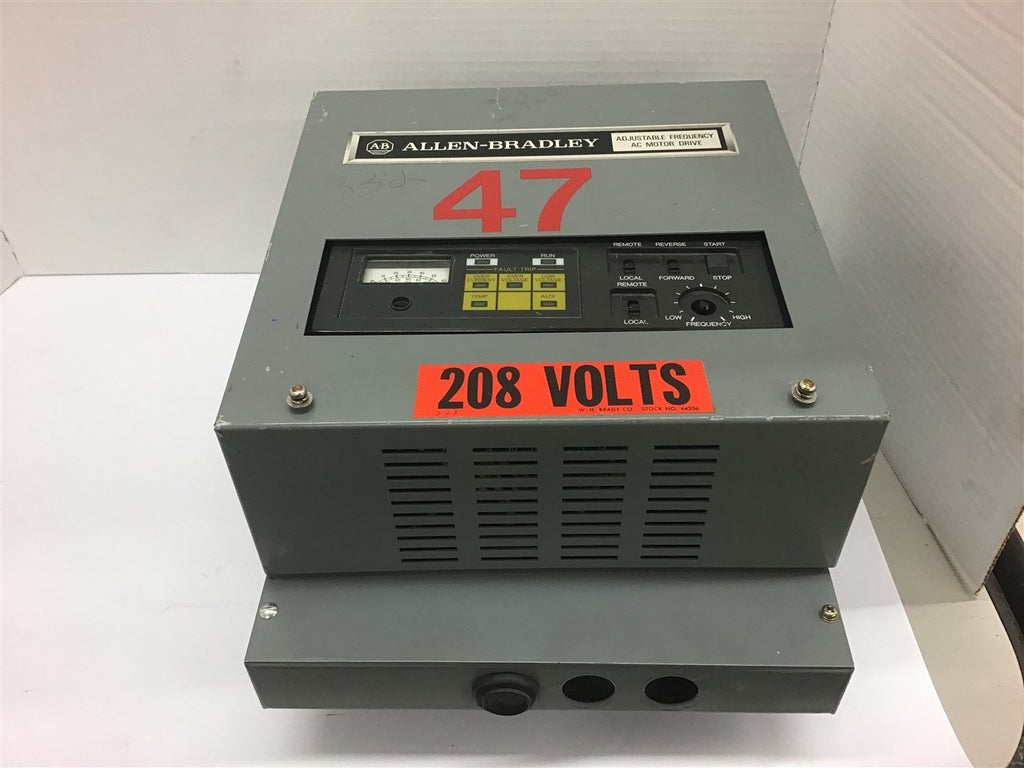 Allen-Bradley 1332-ZAA Adjustable Frequency Drive 1.2 KVA 230 Volts Output