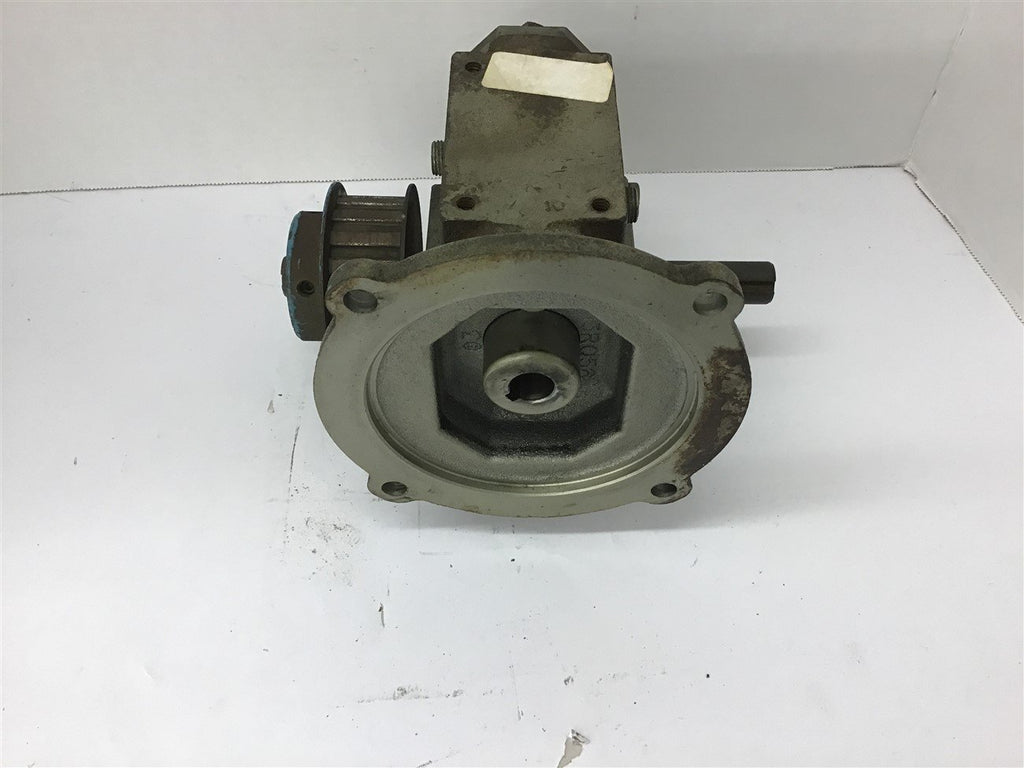 Grove Gear 15ZF-2 Left Right Angle 10:1 Ratio Gear Reducer 1.02 Input Hp