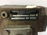 Grove Gear 15ZF-2 Left Right Angle 10:1 Ratio Gear Reducer 1.02 Input Hp