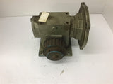 Grove Gear 15ZF-2 Left Right Angle 10:1 Ratio Gear Reducer 1.02 Input Hp