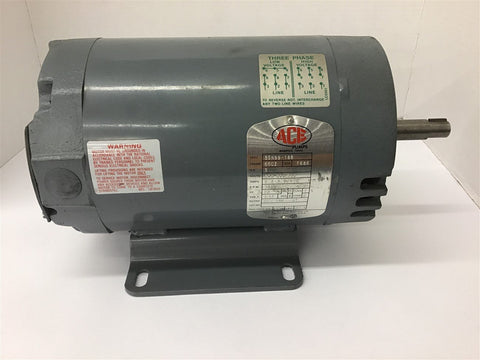 Ace 35N99-186 3 HP AC Motor 208-230/460 Volts 3600 Rpm 2P 66CZ Frame