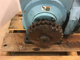 Link Belt MWH1003B37 Right / Left Angle Gear Reducer 37:1 Ratio 5.26 Input HP
