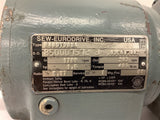 Sew-Eurodrive DFT90S4 1.5 Hp Gear Motor 230/460 Volts 1800 Rpm 8.37:1 Ratio