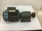 Sew-Eurodrive DFT90L4 2 HP Gear Motor 230/460 Volts 8.37:1 RAtio