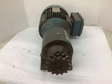 Sew-Eurodrive DFT90L4 2 HP Gear Motor 230/460 Volts 8.37:1 RAtio