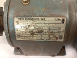 Sew-Eurodrive DFT90L4 2 HP Gear Motor 230/460 Volts 8.37:1 RAtio