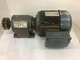 Sew-Eurodrive DFT90L4 2 HP Gear Motor 230/460 Volts 8.37:1 RAtio
