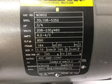 Baldor M3602 3/4 Hp AC Motor 208-230/460 Volts 850 Rpm 8P 184 Frame