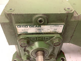 Ohio Gear B133 Left Angle Gear Reducer .48 Input Hp 15:1 Ratio