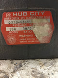Hub City 0220-63889 Model 384 Right Angle Gear Reducer 30:1 Ratio