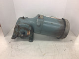 US Electric E190A Unimount 125 Gear Motor 2 Hp 208-230/460 Volts 1800 Rpm 17.6:1