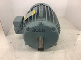 Baldor M3660T 3 Hp AC Motor 208-230/460 volts 3600 Rpm 2P 182T Frame