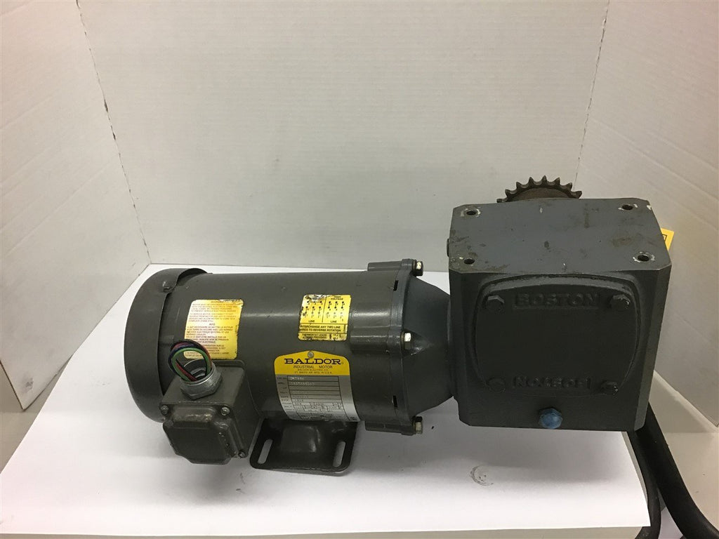 Baldor CM3545 1 HP AC Motor 230/460 Volts 1800 Rpm 4P 56C Frame