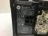 Allen-Bradley 100-A60N Contactor 460 Volt @ 40 HP 120V Coil