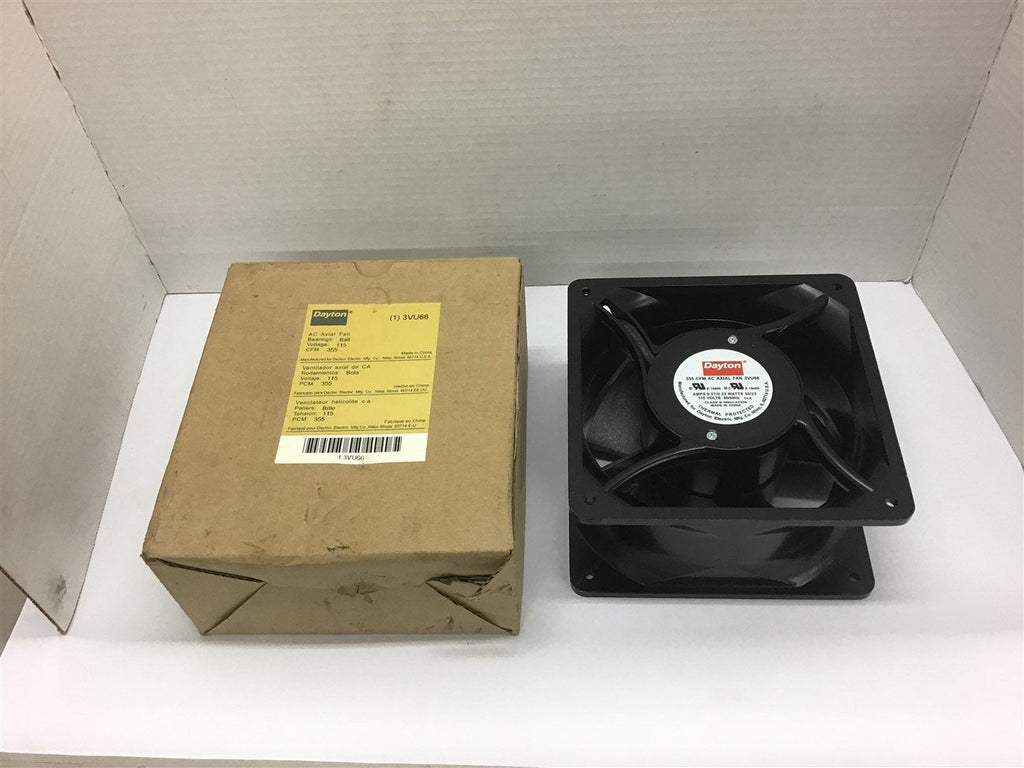 Dayton 3VU66 335 CFM AC AXIAL FAN 115 Volts
