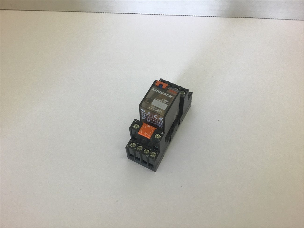 Schrack ZT570024 24 V Relay w/ ZG78110 Base