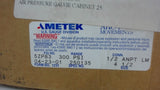 Ametek, 5Zp83, Air Pressure Gauge, 300 Psi, Conn: 1/2 Anpt Lm, 4-1/2 Size