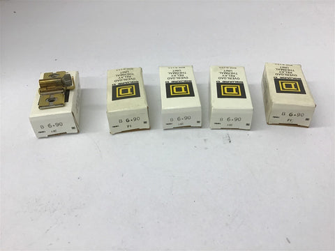 Square D B6.90 Overload Heater Element Lot Of 5