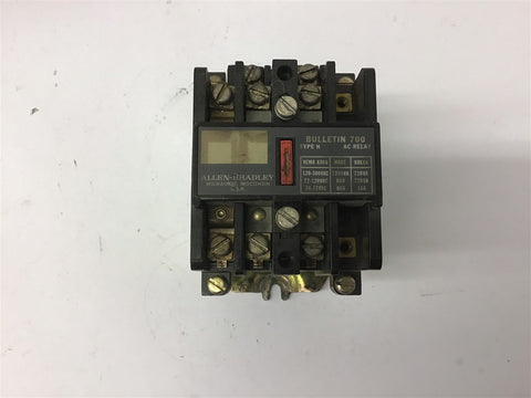 Allen-Bradley Type N AC Relay 10 Amp Relay