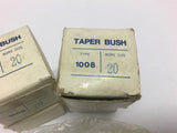 Ametric 1008 Taper Bushing 20 MM Bore --Lot of 4