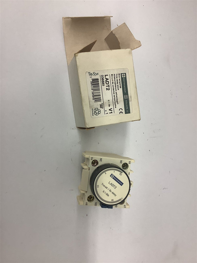 Telemecanique LADT2 Time Delay Block 0.1--30 Sec