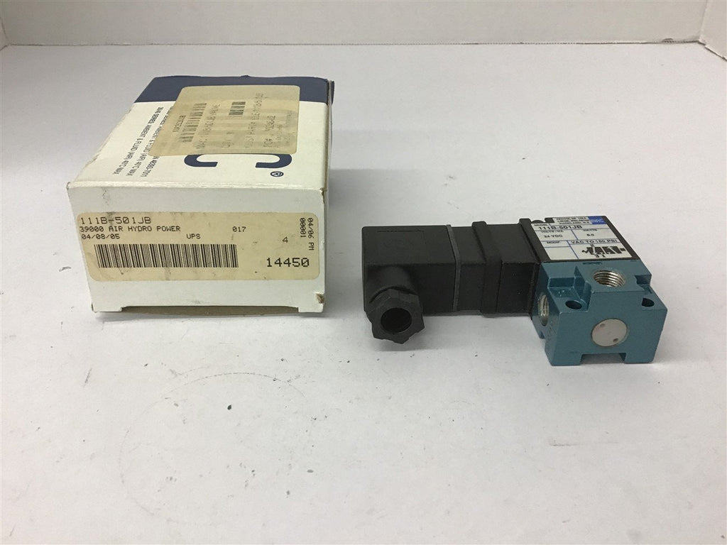 Mac 111B-501JB Solenoid Valve 6.0 Watts 24 Vdc 150 PSI