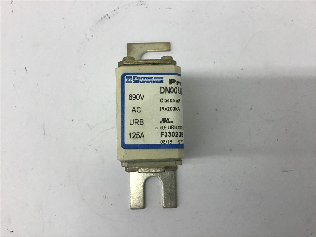Ferraz Shawmut DN00UB69V125L Protistor 690 Volt 125 Amp Fuse