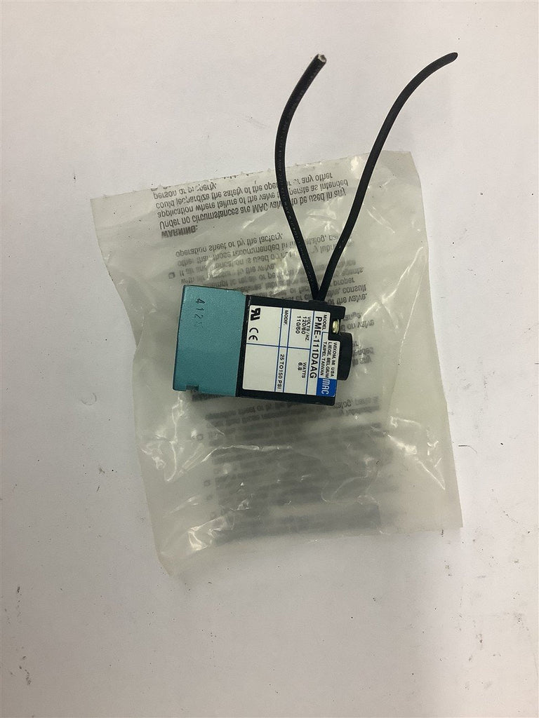 Mac PME-111DAAG Solenoid Valve 120 Volts 6.8 Watts 150 PSI